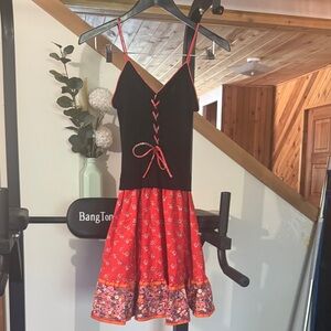 Gorgeous western style vintage dress